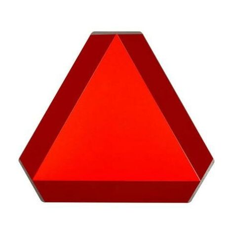 Triangolo in alluminio Ama per veicoli agricoli lenti 365x365x1,5 mm