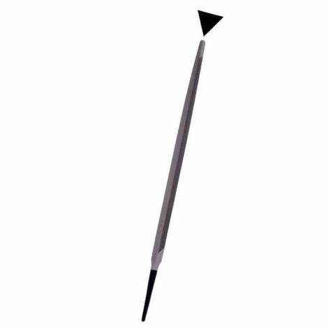 Triángulo Bordes Vivos Delgado 6" Nicholson