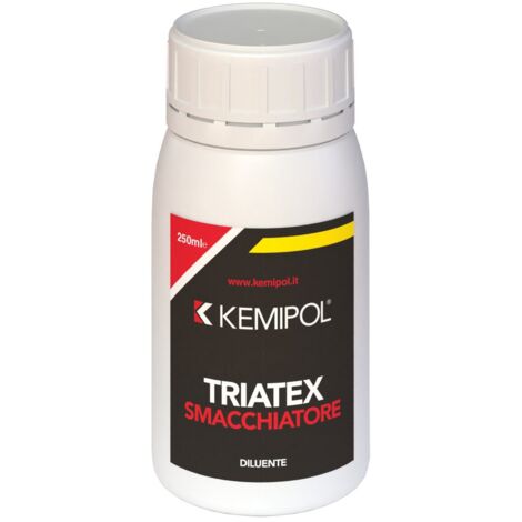 Triatex smacchiatore universale 0,250 lt trielina smacchiante sgrassante solvente per diverse superifici