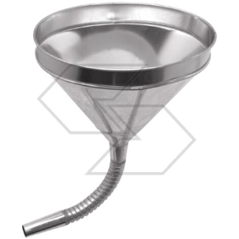 Trichter mit flexiblem Stiel aus Edelstahl Ø  24 mm mit Messingfilter R350269
