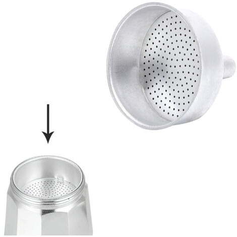 Trichterkaffeemaschine Aluminium Classic/Induktion 2 Tassen