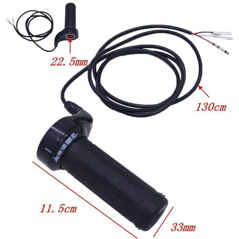 Triciclo elettrico accelerazione maniglia