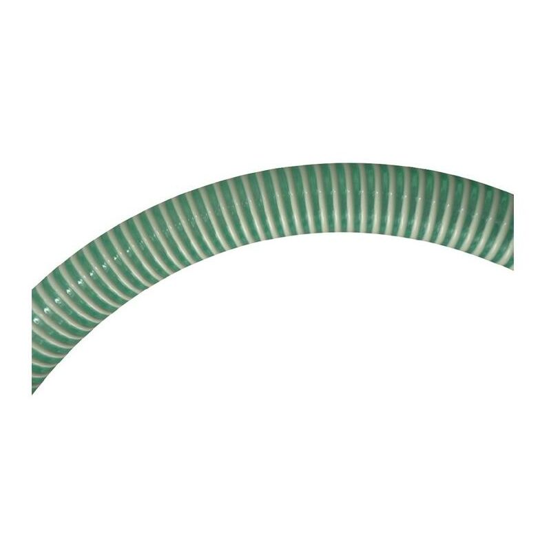 Tuyau d'aspiration et de convoyage spiralé d. intérieur 32 mm vert 2,5 mm longueur 50 m