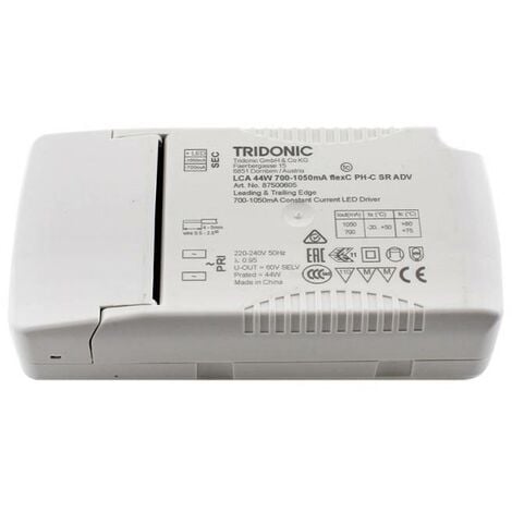 LEDBOX Tridonic LED Driver DC28-42V/18-44W/700-1050mA dimmable TRIAC