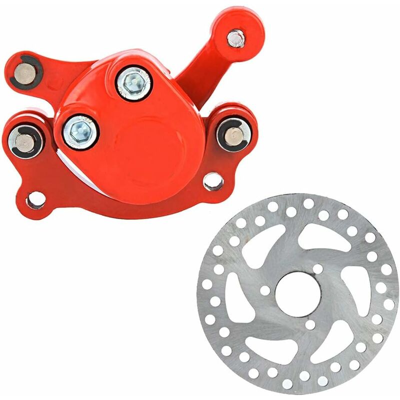 Niceone - trier De Frein 120mm Disque En Métal à Rotor Étrier De Frein Assemblage Pour 43 47 49cc Électrique Go Kart Scooter Mini Moto