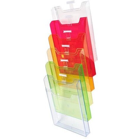 Trieur mural 6 cases Exacompta vertical assorti