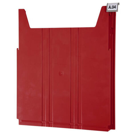 Trieur mural BIG Module d'installation rouge l262xP42xH302mm EICHNER