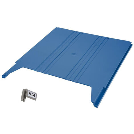 Trieur mural FLAT Module d'installation bleu l240xP15xH302mm EICHNER