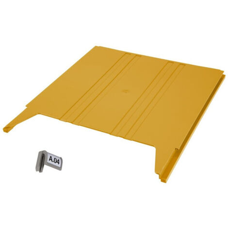 Trieur mural FLAT Module d'installation jaune l240xP15xH302mm EICHNER