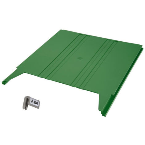 Trieur mural FLAT Module d'installation vert l240xP15xH302mm EICHNER