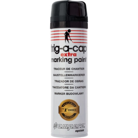 TRIG-A-CAP Baustellenmarkierspray t-a-c extra 500ml schwarz 12 Stk