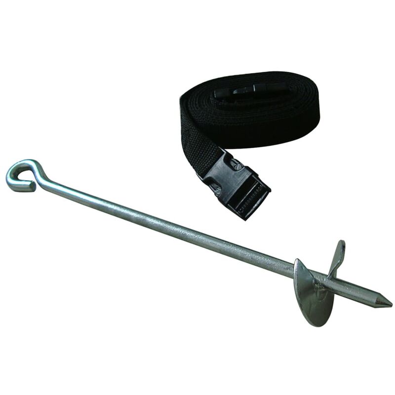 

Kit de anclaje para cama elástica - Plateado - Trigano