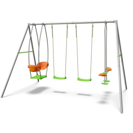 Trigano Portique JADE AXION - Métal - hors tout 7,20 m² - 4 agrès