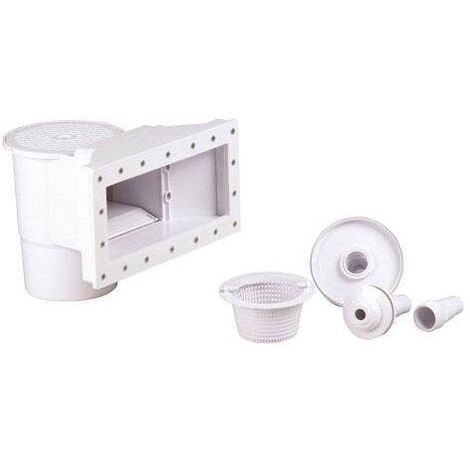 Trigano – Skimmer de piscine hors sol – Grande meurtrière 34,8cm – Buse de refoulement incluse – Élimination efficace des débris