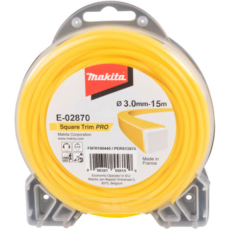 Trim Pro quadrato MAKITA filo 3 mm x 15 m - E-02870