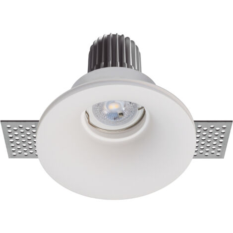 Trimless techo LEN Round GU10 50W Blanco