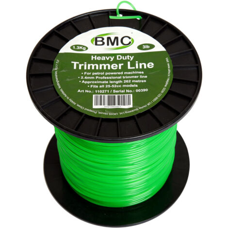 Trimmer Line Spool 262 Metres BMC 2.4mm Dia.