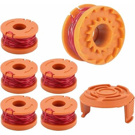 trimmer Spool For Worx Wa00010 (length 3m Diameter 1.65mm) Wa0010 Nylon Cutting Spool All 20v (worx Wa0004.1, 6 Pieces)