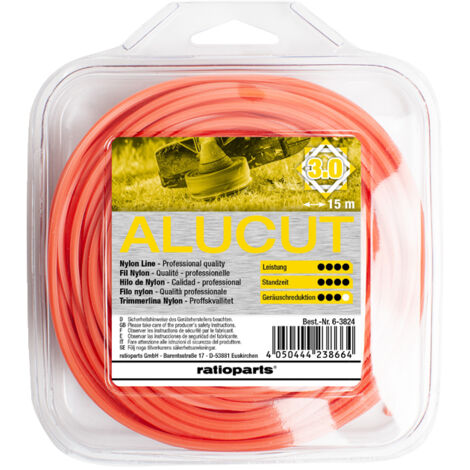 TRIMMERLINIE 3MM RIF 1513824 KOMPATIBEL ALUCUT