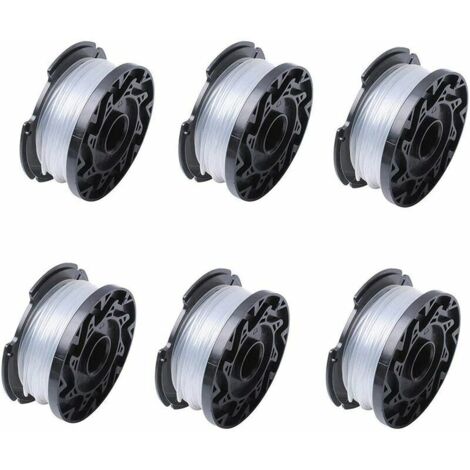 Trimmerspule A6481 A6485 für Black Decker Trimmer 6er Pack