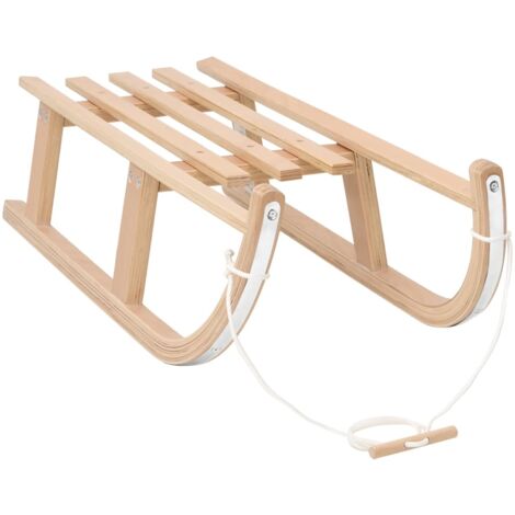 Trineo de nieve madera contrachapada 90x36,5x25 cm