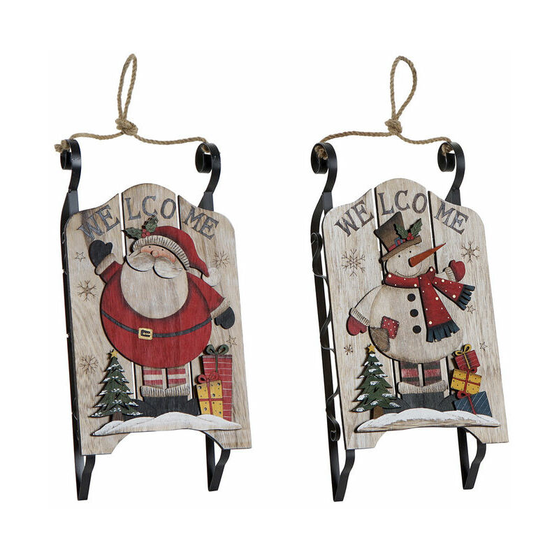 

Trineo DKD Home Decor Navidad Madera (2 pcs) (21.5 x 8 x 44 cm)