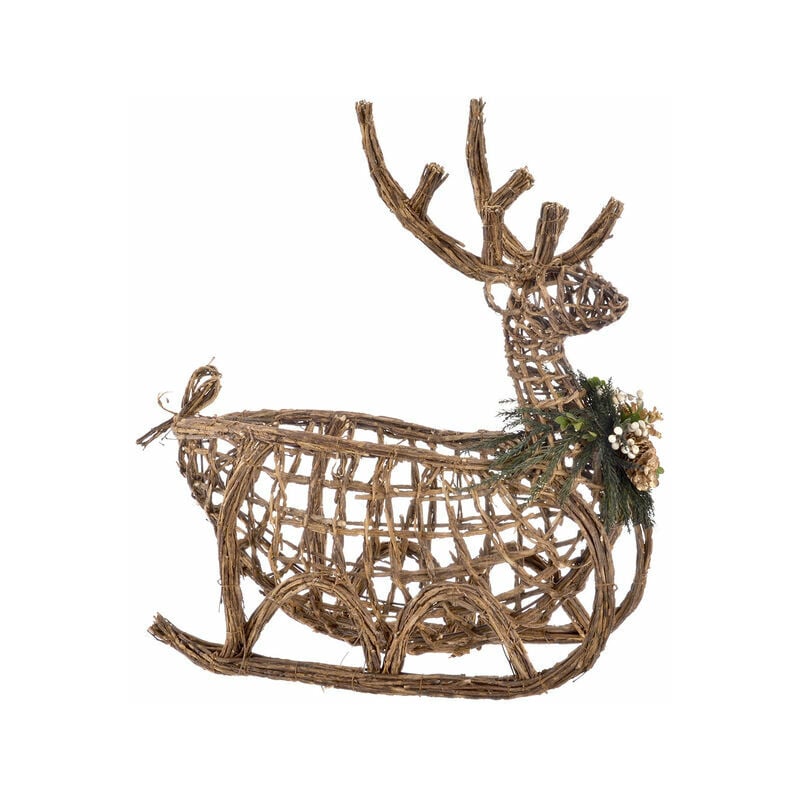 

Trineo DKD Home Decor Navidad Mimbre (47 x 22 x 53 cm)