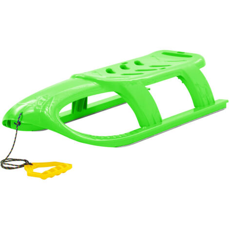Trineo para niños polipropileno verde 102,5x40x23 cm