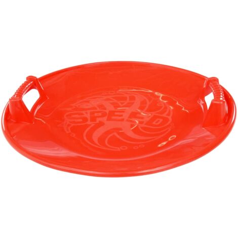 Trineo redondo PP rojo 66,5 cm