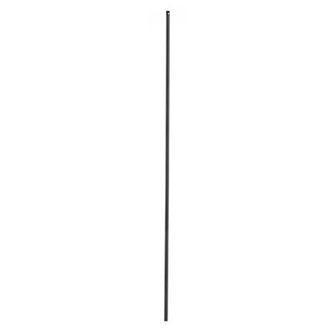 Tringle 16x5 mm noire pour crémone 1,15 m