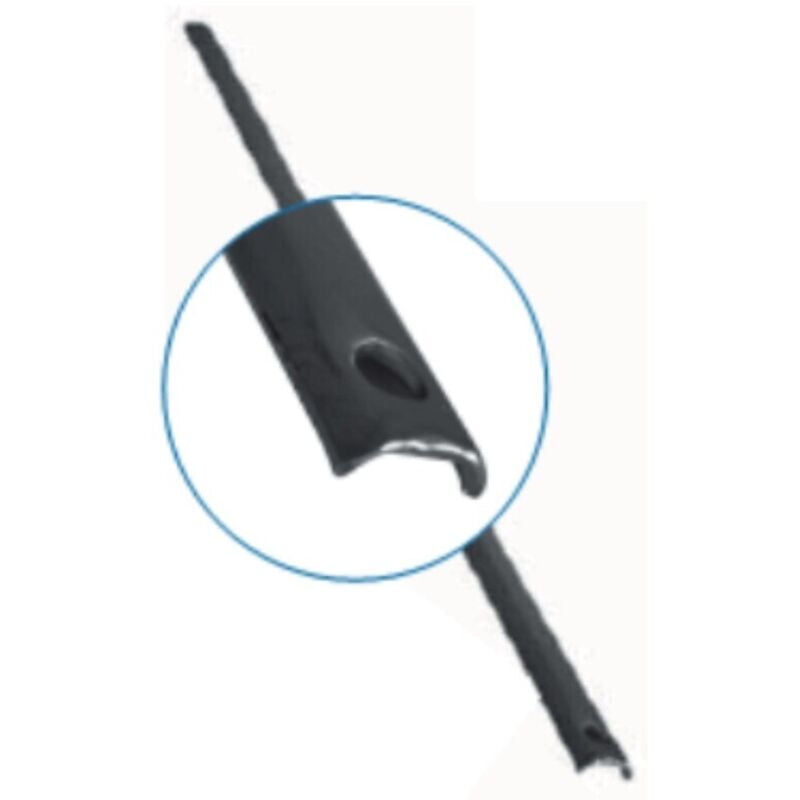 Jardinier Massard - Tringle de crémone 16 x 8 mm finition noir pour menuiserie bois - torbel