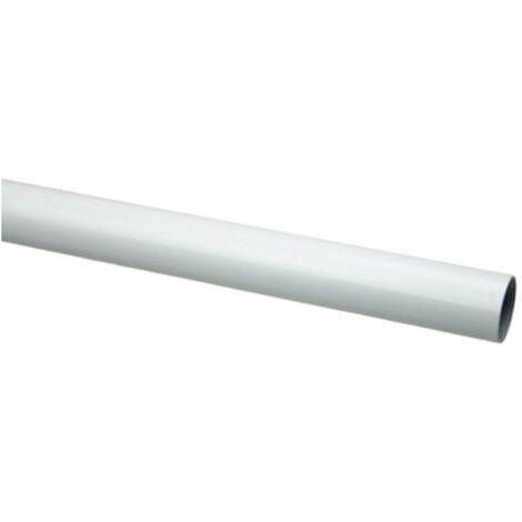 Tringle à rideau acier ø20 longueur 2 m Coloris - Blanc
