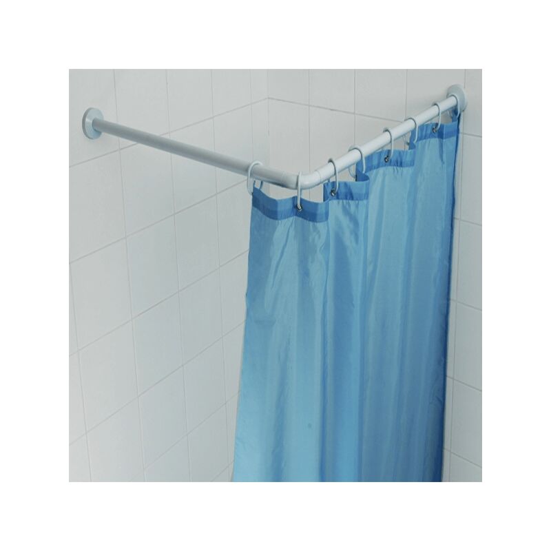 Tringle A Rideau Aluminium 80Ó170 Cm Blanc