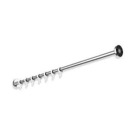Tringle à rideau d: 2.5cm 1000mm. inox vc