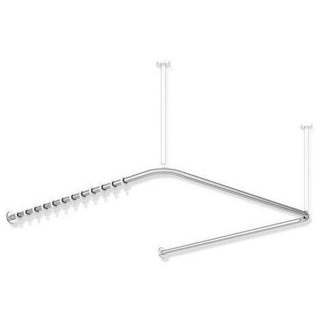 Tringle à rideau d: 2.5cm ES matt 987x975x987mm 28 Anneau