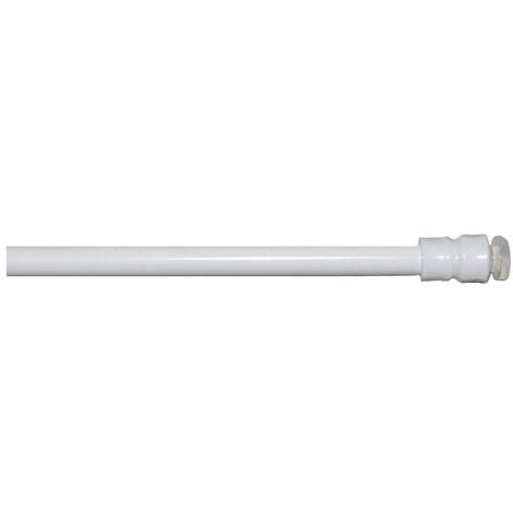 Tringle à rideau sans perçage, extensible de 60 à 90 cm Coloris - Blanc