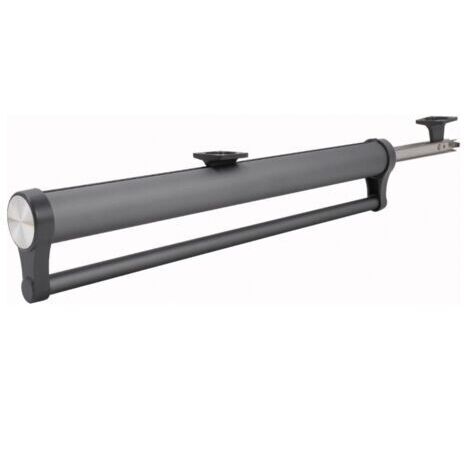 Tringle à vêtements extensible en aluminium (292 mm), gain de place pour penderie, robuste et réglable pour une organisation optimale