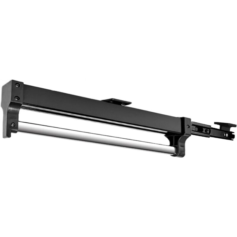 Zolginah - Ineasicer Tringle à vêtements extensible permettant de sortir les cintres - Barre télescopique réglable (447 mm, noir)