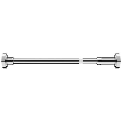 Tringle à vêtements extensible. tube en acier inoxydable. réglable de 35 à 50 cm. gain de place pour penderie ou balcon