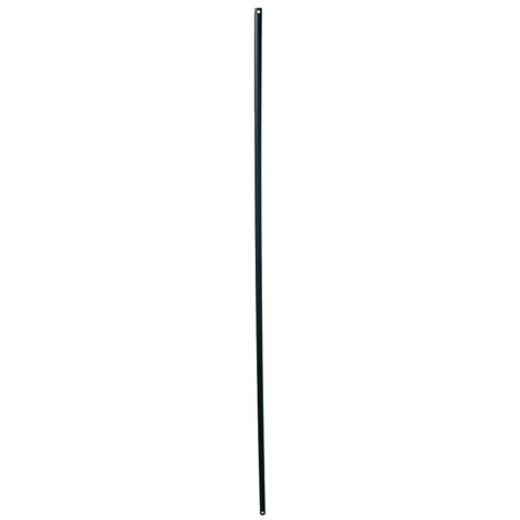 Tringle acier pour crémone fonte de style finition époxy noir en 1300 mm - Rollinger