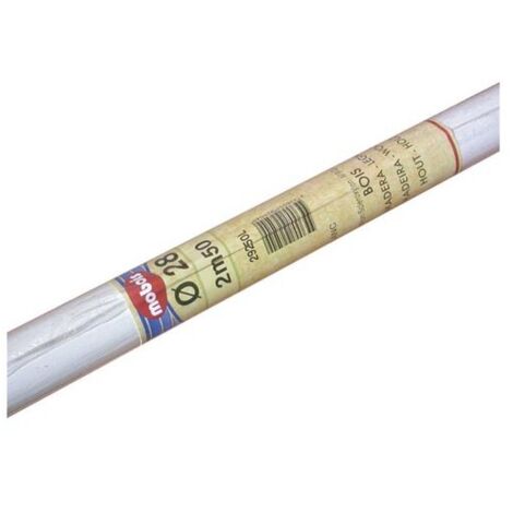 Tringle Bois D.28 2.5m Blanc 29250l - Mobois