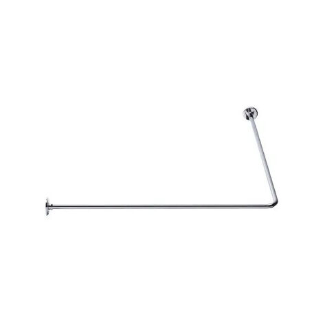 Tringle d'angle 700x1700 mm avec 2 embouts
