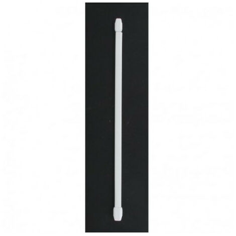 Tringle De Vitre Ovale Blanc 60 à 80cm - Essentiel