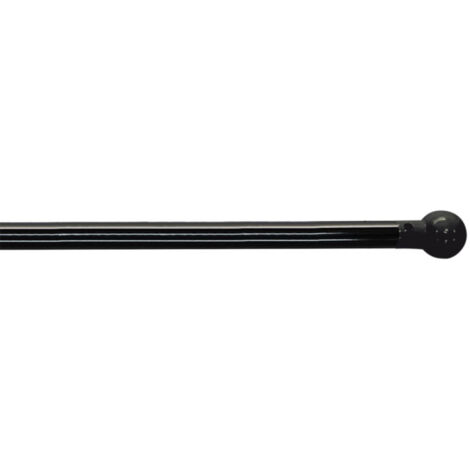 Tringle Déco Extensible "Bolla" 40-60cm Noir