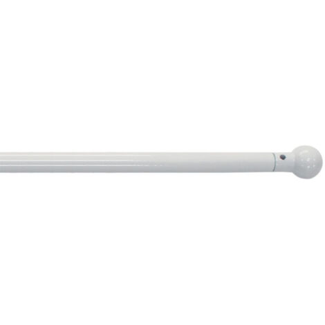 Tringle Déco Extensible "Bolla" 80-110cm Blanc