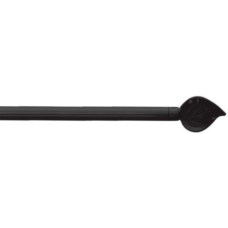 Tringle Déco Extensible "Folia" 60-80cm Noir