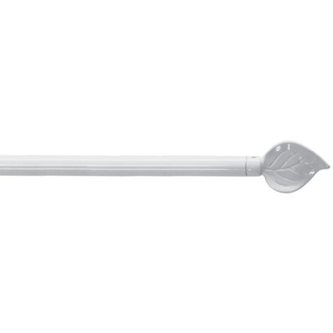 Tringle Déco Extensible "Folia" 80-110cm Blanc
