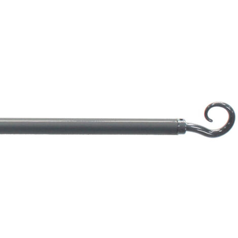 Tringle Déco Extensible "Spiralia" 60-80cm Gris