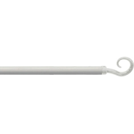 Tringle Déco Extensible "Spiralia" 80-110cm Blanc