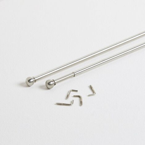Tringle extensible Ø0,7 x 40 à 60 cm MADURA - Aluminium - ALMA